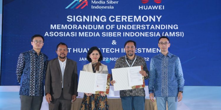 Huawei dan AMSI Jalin Sinergi Tingkatkan Kecakapan Digital Media Siber di Indonesia