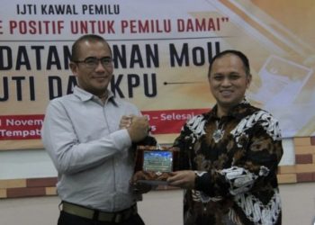 Berkomitmen Kawal Pemilu 2024, IJTI-KPU RI Resmi Teken MoU