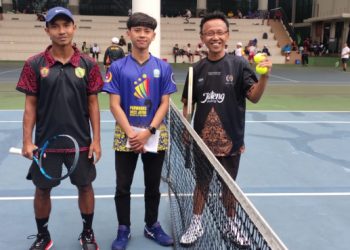 Tim Tenis Lapangan PWI Kalteng Juara Pool C dan Melaju ke Babak Semifinal Porwanas XIII di Malang, Jawa Timur
