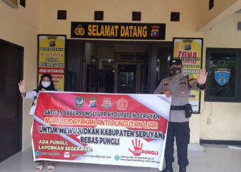 Polsek Seruyan Hilir Terus Sosialisasi Saber Pungli