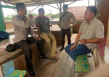 Stop Perjudian, Ini Himbauan Personil Polsek Hanau Kepada Warga