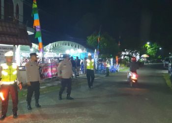 Amankan Rangkaian Ibadah Natal, Polres Seruyan Datangi Gereja Imanuel