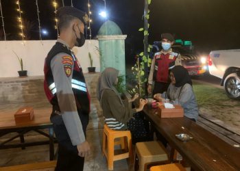 Sat Samapta Polres Seruyan Patroli Sambangi Café-café