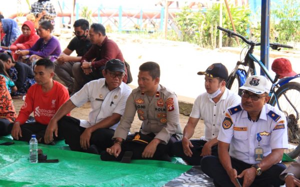 Kapolsek Seruyan Hilir Hadiri Sekaligus Pengamanan Kegiatan Balap Ketinting