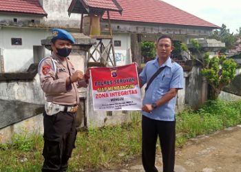 Polsek Seruyan Tengah Kunjungi Warga  Untuk Sukseskan Zona Integritas