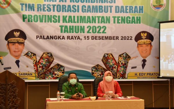 Antisipasi Karhutla, Tim Restorasi Gambut Daerah Kalteng Gelar Rakor