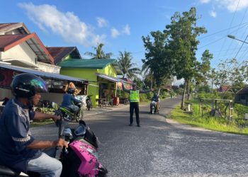 Sat Lantas Polres Seruyan Rutin Gatur Lalin di Pagi Hari
