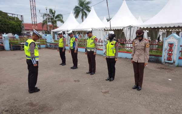 Satlantas Polres Seruyan Laksanakn Apel Pagi Persiapan Gatur