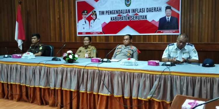 Satbinmas Menghadiri Rakornas Mingguan Pengendalian Inflasi Daerah