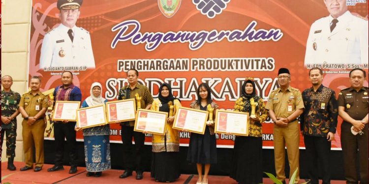 Pemprov Kalteng Gelar Penganugerahan Penghargaan Siddhakarya