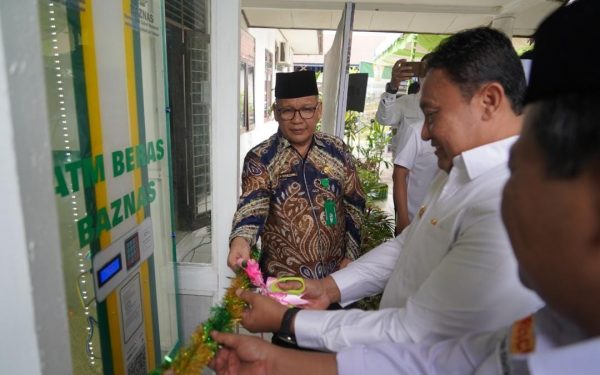 Wagub Kalteng H Edy Pratowo Launcing ATM Beras BAZNAS