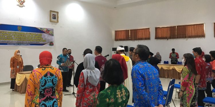 Sebanyak 30 Pejabat Fungsional BKD Kalteng Dilantik