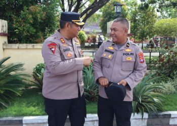 Kapolres Seruyan Sambut Perwira Alih Golongan