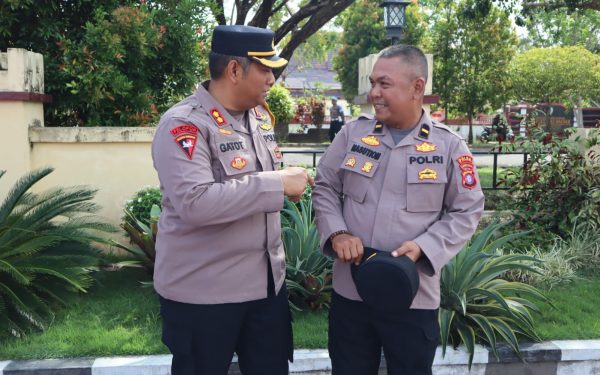 Kapolres Seruyan Sambut Perwira Alih Golongan