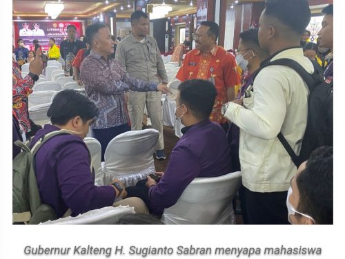 Gubernur Sugianto Sabran : Peningkatan Kualitas SDM adalah Investasi untuk Masa Depan Bangsa