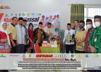 Rayakan HAB, Kemenag Kota Khitan Gratis Ratusan Anak