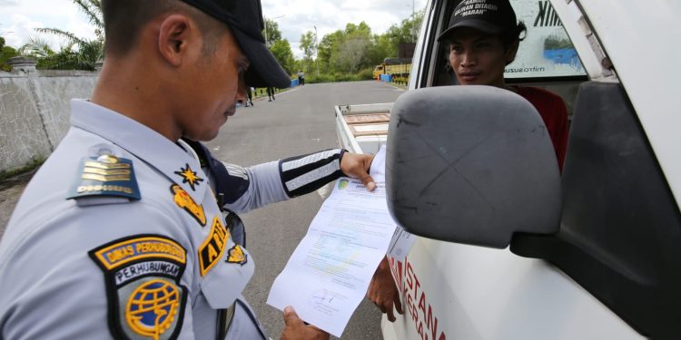 Dishub Kota Palangka Raya Gelar Ramp Check Uji Kelayakan Kendaraan Umum