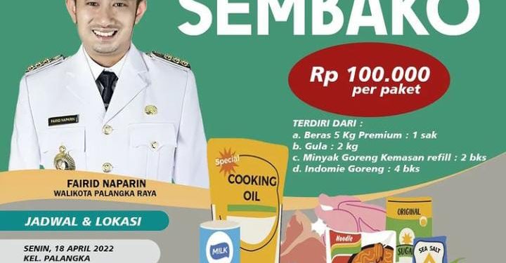 Pemko Palangka Raya Gelar Operasi Pasar Sembako Murah