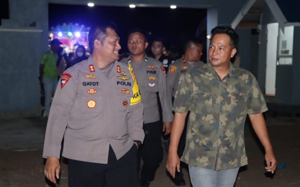 Kapolres Seruyan Pantau Langsung Perayaan Tahun Baru 2023