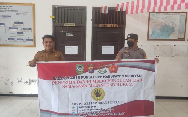 Polsek Danau Sembuluh Sosialisasikan Anti Pungutan Liar