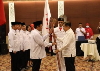 Jusuf Kalla Lantik Nuryakin Sebagai Ketua PMI Prov. Kalteng Peiode 2022-2027