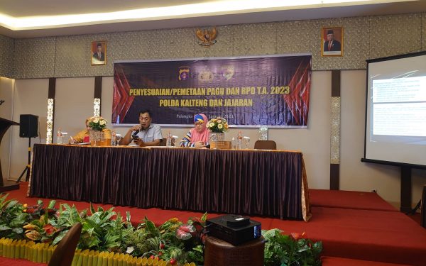 Polres Seruyan Laksanakan Kegiatan Penyesuaian/Pemetaan Pagu dan RPD TA 2023