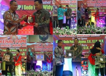 Bupati Hadiri Ramah Tamah dan Kenal Pamit Kapolres Murung Raya