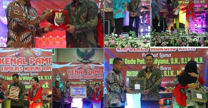 Bupati Hadiri Ramah Tamah dan Kenal Pamit Kapolres Murung Raya