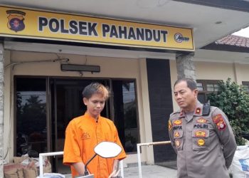 Asyik Nongkrong Pencuri Sepeda Motor Digulung Polisi