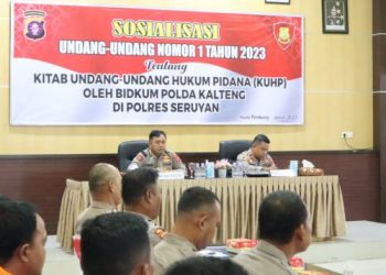 Cegah Karhutla! Bidkum Polda Kalteng dan Polres Seruyan Sosialisasikan Ini