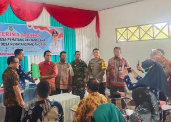 Kapolsek Seruyan Hilir Hadiri Sertijab Pj. Kades Pematang Panjang
