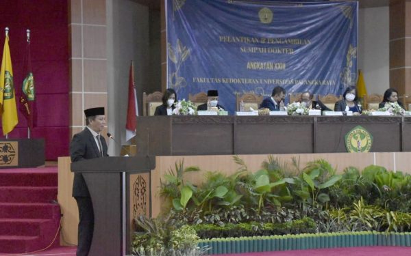 Dokter Lulusan UPR Diharapkan Berkontribusi Dalam Pembangunan Kesehatan Kalteng