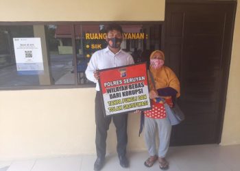 Polsek Seruyan Hilir Terus Sosialisasi Saber Pungli