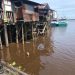 Polsek Seruyan Hilir Cek Debit Air Sungai Sebagai Langkah Antisipasi Banjir