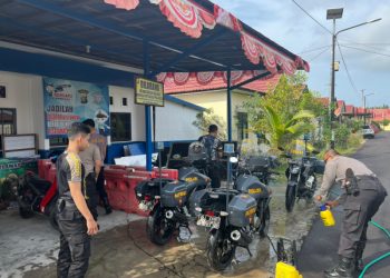 Sat Samapta Polres Seruyan Rutin Cek Kondisi Kendaraan