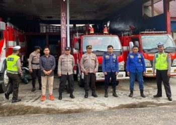 Personil Sat Binmas Beserta Personil Gabungan Sambang Damkar Kab. Seruyan