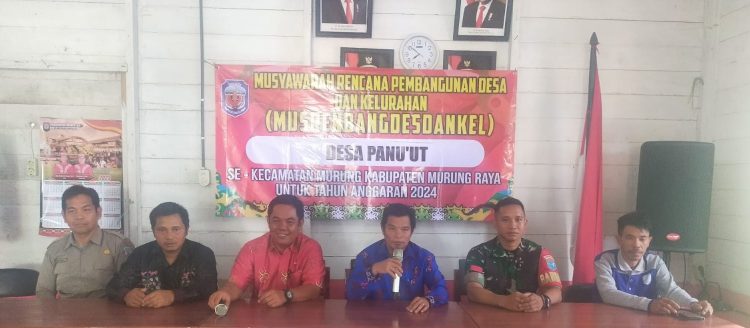 Pemdes Panu’ut Hasilkan 6 Kesepakatan Dalam  Musrenbangdes 