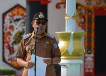 Tingkatkan Disiplin dan Kinerja Pegawai, Pemda Mura Laksanakan Apel Gabungan