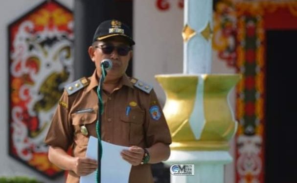 Tingkatkan Disiplin dan Kinerja Pegawai, Pemda Mura Laksanakan Apel Gabungan