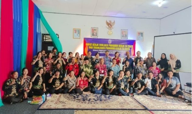Dinas Perpustakaan dan Kearsipan Kabupaten Mura Gelar Rapat Kerja