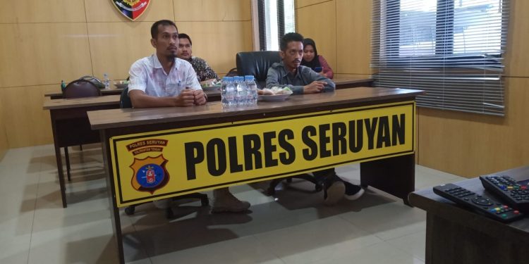 Satresnarkoba Polres Seruyan Ikuti Anev dengn Dirresnarkoba Polda Kalteng Secara Virtual