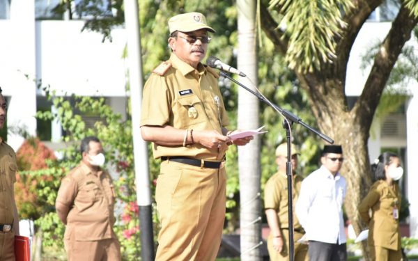 ASN dan Pegawai Kontrak Pemprov Kalteng Laksanakan Apel Besar