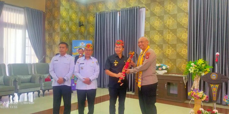 Bupati Murung Raya Sambut Kunjungan Kerja Waka Polda Kalteng