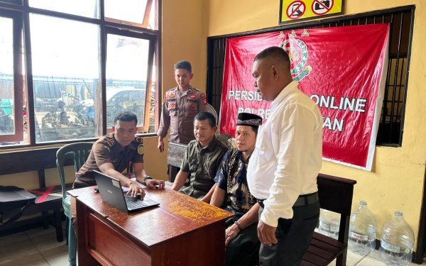 Rutan Polres Seruyan Masih Laksanakan Sidang Secara Online