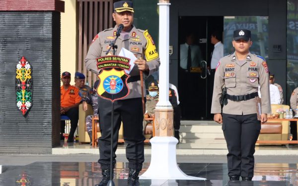 Polres Seruyan Gelar Pasukana Operasi Keselamatan Telabang 2023