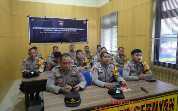Personel Bhabinkamtibmas Polsek Seruyan Hilir Ikuti Pelatihan