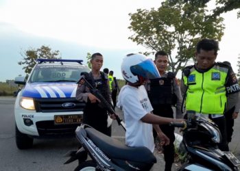 Satlantas Polresta Palangka Raya Himbau Masyarakat Tertib Berlalu Lintas