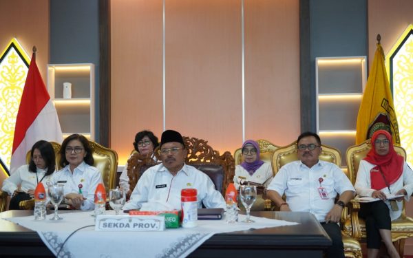 Persiapan Penghargaan OASE, Sekda Nuryakin Ikuti Rapat Virtual dengan Sekjen Kemendagri