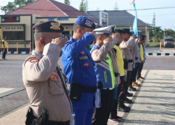 Tumbuhkan Semangat Bekerja, Polres Seruyan Rutin Apel Pagi