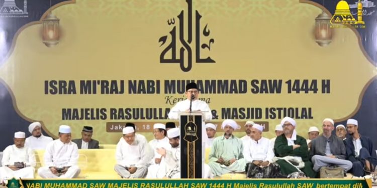 Sekda H. Nuryakin Hadiri Undangan Peringatan Isa Mi’raj Nabi Muhammad SAW 1444 H yang Digelar Majelis Rasulullah SAW dan Masjid Istiqlal Jakarta
